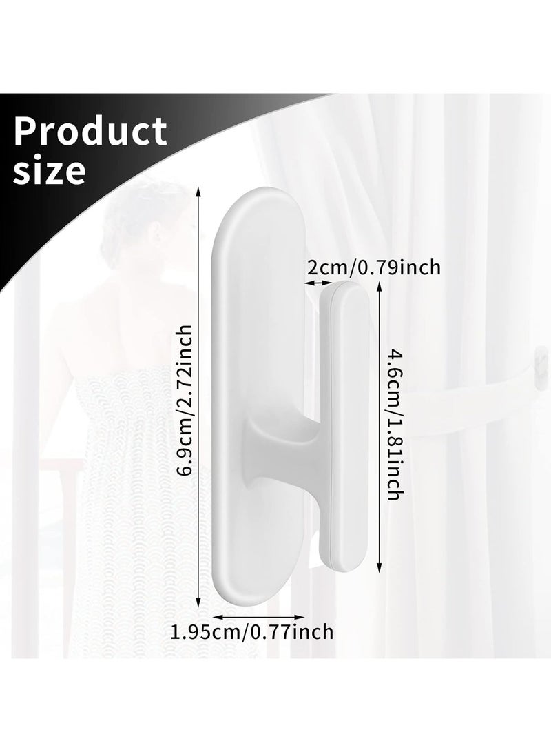 Oasisgalore 8PCS Blind Cord Safety Hooks, Adhesive Wall Wrap Cleats for Baby Proofing (White)  - Image 2