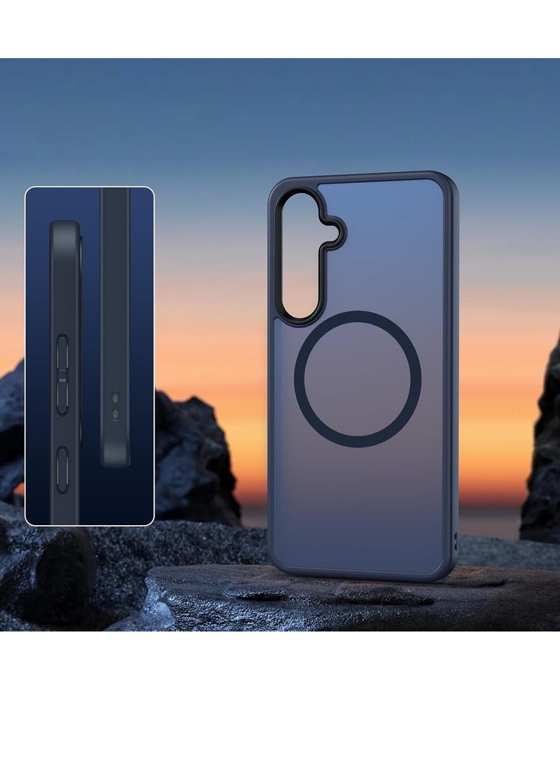 JSJM S23 PLUS JSJM Back CASE with Magsafe Charging FOR SAMSUNG GALAXY S23 PLUS ( Design 137 ) [Blue Color] - Image 2