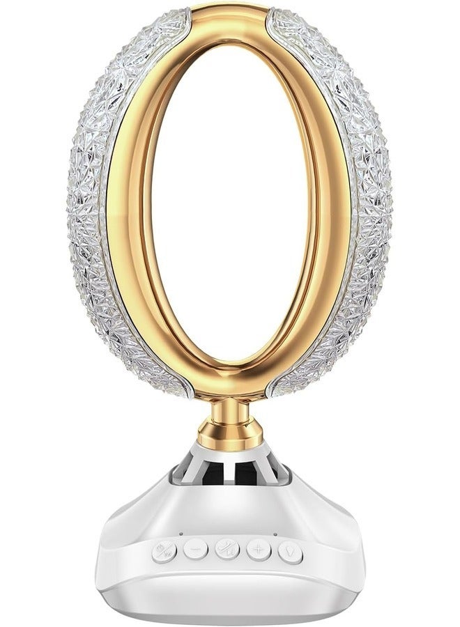 ELTRAZONE "Muslim Gift 'O' Design Table Lamp – Quran Speaker & MP3 Player in One" - Image 1
