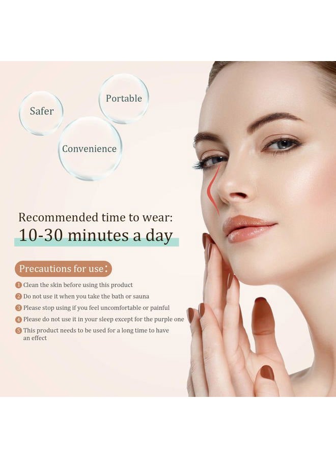 Frienda 5 Pieces Nose up Lifting Clips Nose Lifters Beauty Clips Silicone Nose Bridge Slimming Clips Nose Massagers Tools for Women - Image 4