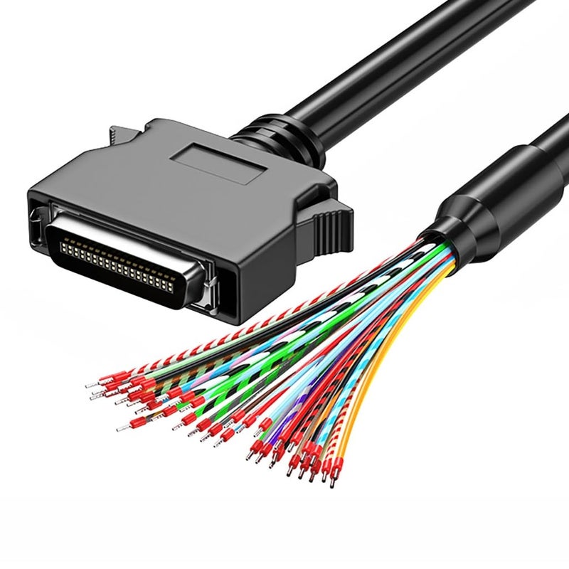 كابل بيانات SCSI برأس واحد مع أطراف لأجهزة مكتبات الأشرطة ومصفوفات الأقراص CN50P CN36P CN26P - Image 1