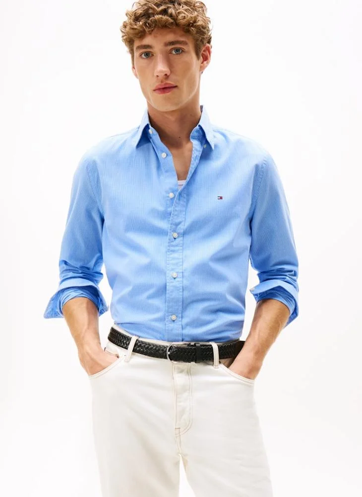 تومي هيلفيغر TH Flex Regular Fit Gingham Shirt