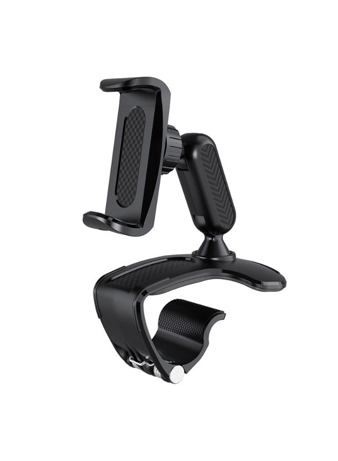WYE Y-H44 Car Phone Holder for Rear View Mirror | 360° Rotating Mobile Phone Mount with Adjustable Arm | Universal Car Smartphone Holder for iPhone Samsung Huawei Xiaomi Android Devices - Image 3