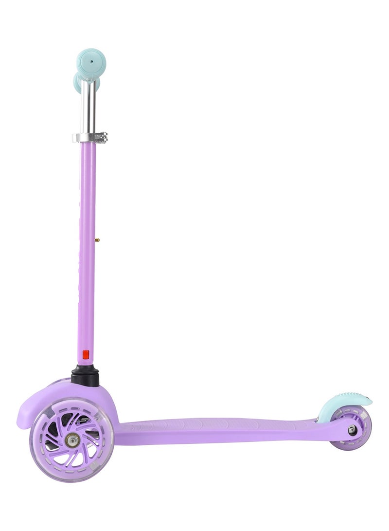 BoldCube 3 Wheel Scooter Folding Teeny Fairytale, Foldable Handlebar Kids Kick Scooter, For age 3 years+ (Lilac) - Image 3