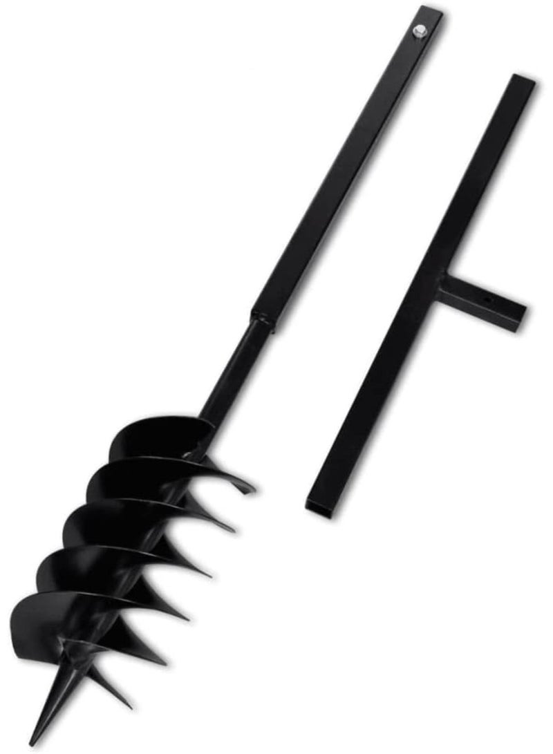 GGOOT Hardware,Tools,Drills,Augers,Ground Drill with Handle 150 mm with Extension Tube 5 m Steel - Image 3