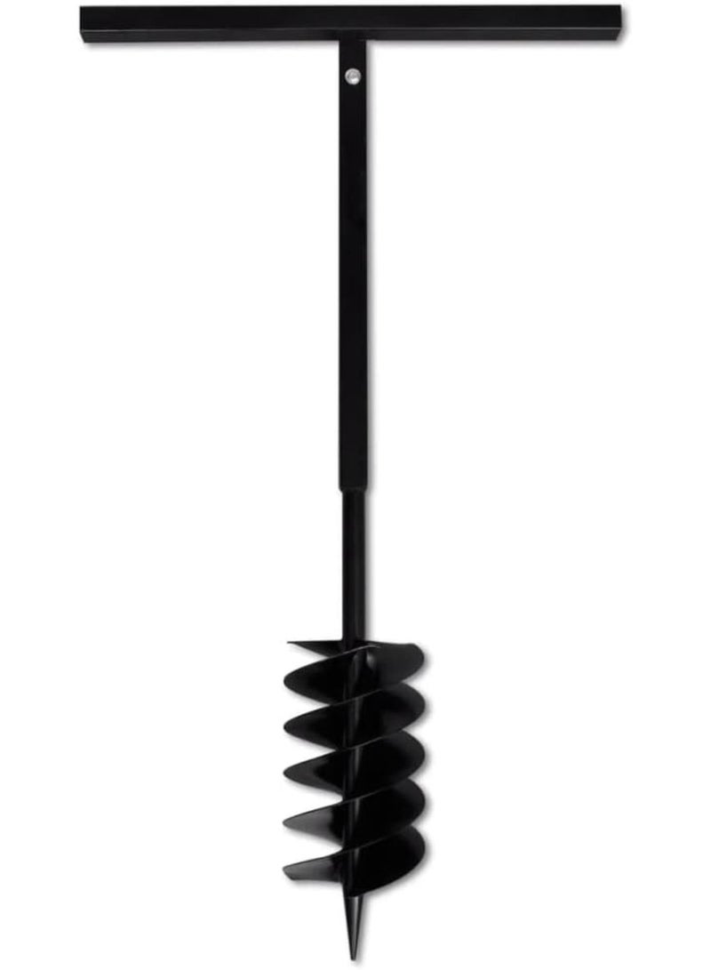 GGOOT Hardware,Tools,Drills,Augers,Ground Drill with Handle 150 mm with Extension Tube 5 m Steel - Image 5