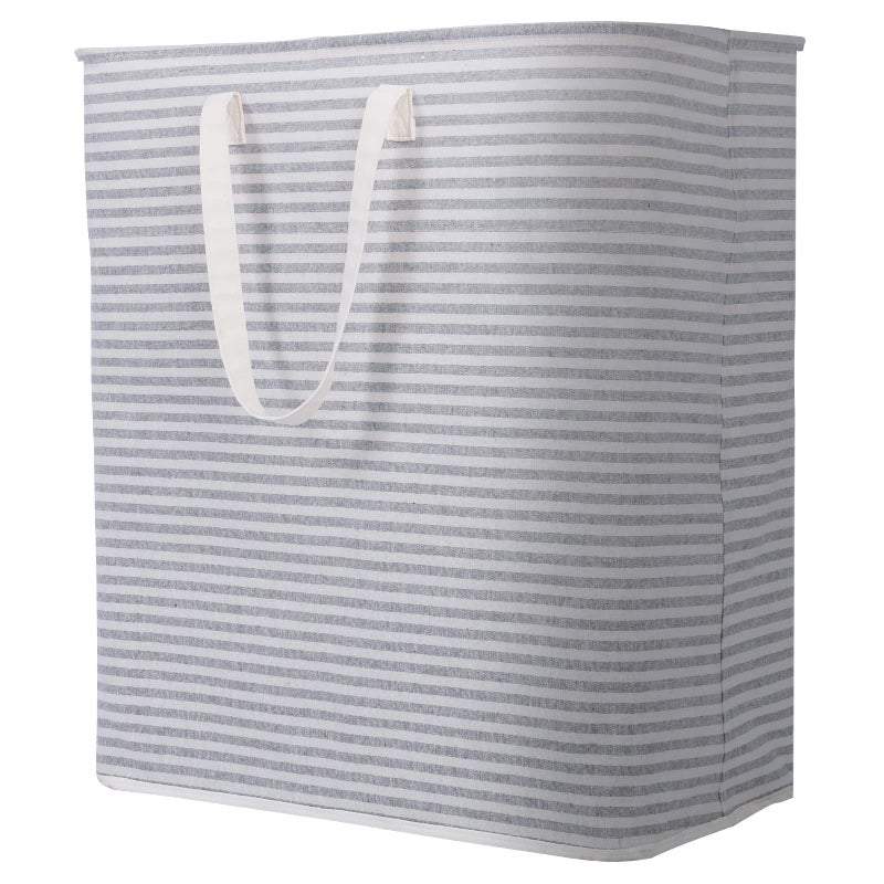 Lifewit Laundry Hamper Large Collapsible Laundry Basket, Freestanding Waterproof Clothes Hamper Storage with Easy Carry Handles for Clothes in Bedroom Bathroom College Dorm for Adults, Gray, 100L - Image 1