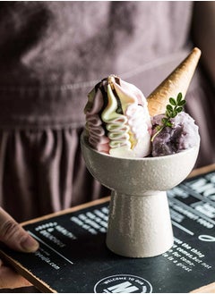 ShebSheb Ceramic Dessert Bowls,Ice Cream Bowls for Sundaes, Fruits, Salads, Snacks  - Image 4