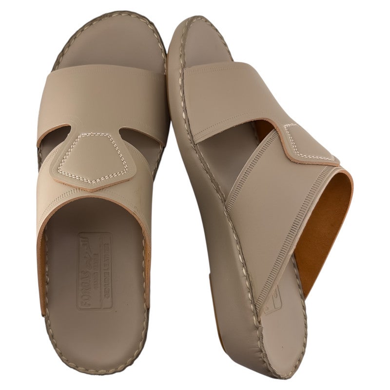 إيت صندل عربي يدوي الصنع للرجال من AET | شبشب رجالي خارجي | شبشب مفتوح من الأمام للاستخدام اليومي | جلد عربي أصلي ناعم | تصميم جديد | نعل داخلي مطابق للون| مريح وخفيف الوزن - Image 2