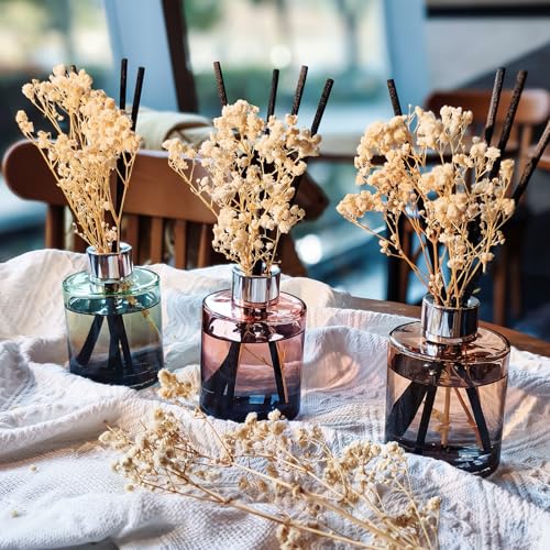 Brakula 3 Pack Reed Diffuser, Oil Diffuser Sticks, Fresh Linen, White Jasmine, Lavender Vanilla (4 fl oz Each Pack), Home Fragrance with 18 Sticks, Bathroom Decor, Reed diffusers for Home - Image 5