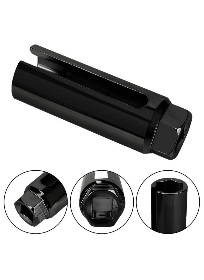 Oxygen Sensor Socket with Side Wire Cutout 3 8 Inch Drive x 7 8 Inch 22mm 6 Point fits All Vehicle O2 Removal and Installation Offset Oxygen Sensor Socket - Image 2