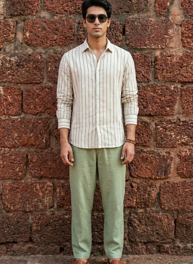ترولوم Men Comfort Striped Casual Shirt