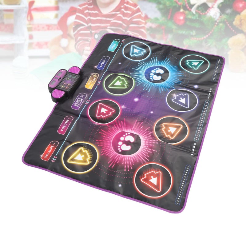 Electronic Dance Mat With Built In Music And Adjustable Volume Exercise Gaming Pad For Girls Boys Tv Party - Image 5