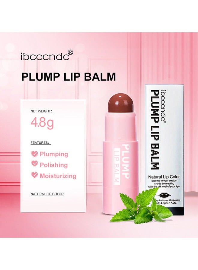 ibcccndc Lip Plumper Lip Balm - Natural Lip Color，Buildable Lip Color，Face Makeup with Lasting Hydration#01 - Image 3