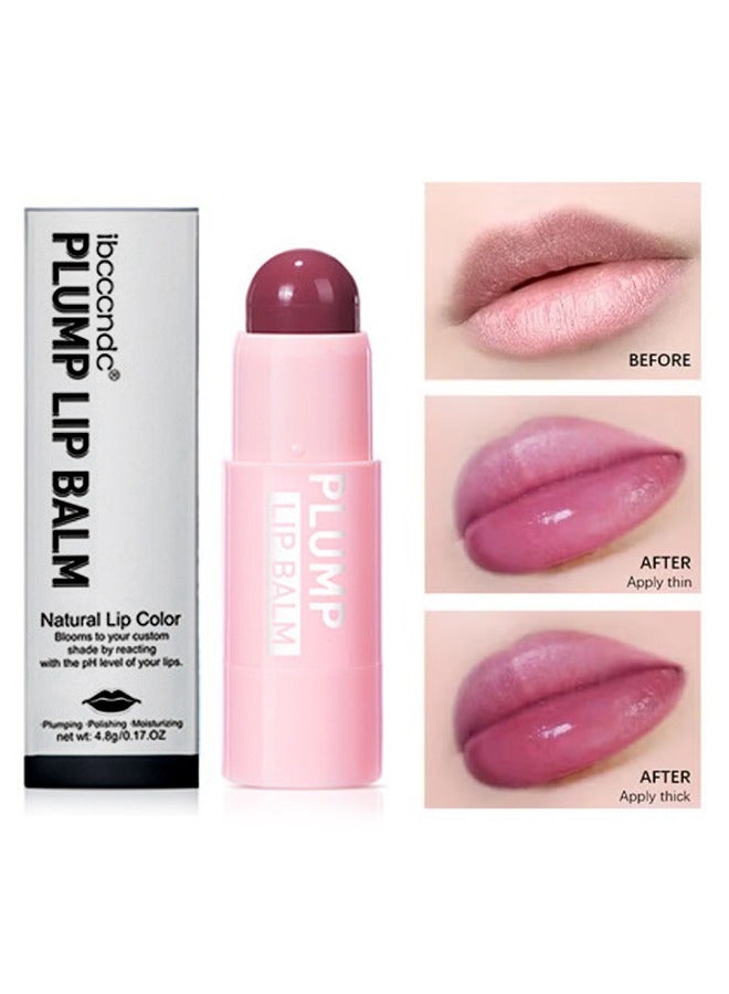 ibcccndc Lip Plumper Lip Balm - Natural Lip Color，Buildable Lip Color，Face Makeup with Lasting Hydration#01 - Image 1