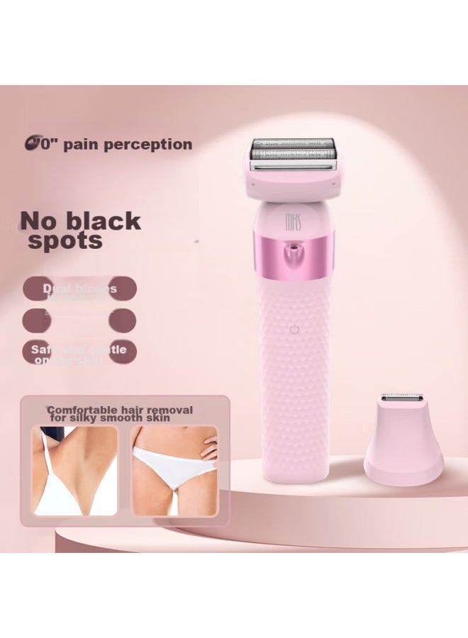Mks Electric Hair Shaver Full Body Hair Removal Razor For Private Parts, Armpits, Legs, Sideburns Hair, Body Hair, For Men And Women, Intimate Area Hair Removal Device, Wet And Dry Use, Nv8618g - Image 1