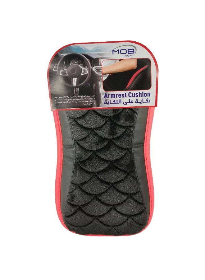 MOB Car Armrest Cushion Soft Memory Foam Elbow Support Pad Center Console Cover Wear Resistant Protector Universal Fit - Image 3