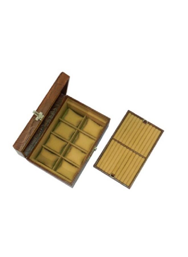 LAVERI LEATHER - Laveri Genuine Leather Designer New Collection 08 Watch ,Cufflink And Ring Case And Jewellery Box - Image 1