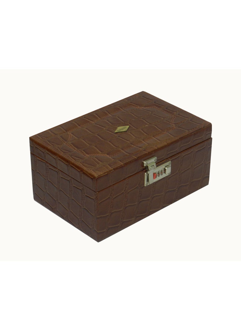 LAVERI LEATHER - Laveri Genuine Leather Designer New Collection 08 Watch ,Cufflink And Ring Case And Jewellery Box - Image 1