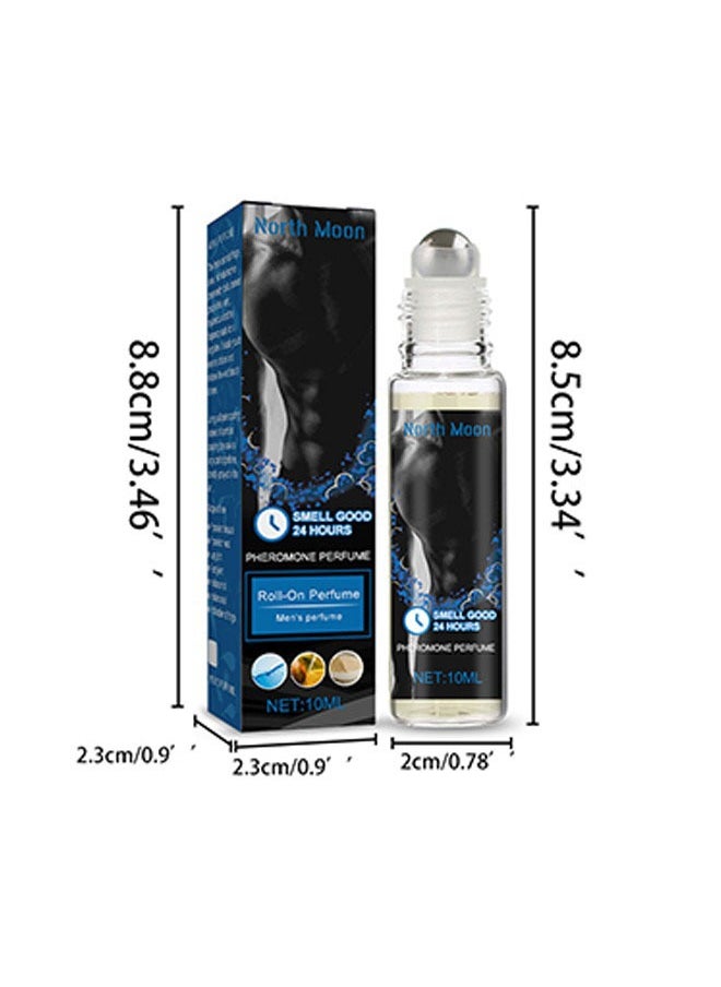 NORTH MOON Antiperspirant Deodorant-Men's Perfume, Roll On Perfume-Reduces Armpit Sweat（Perfume for Men）  - Image 3
