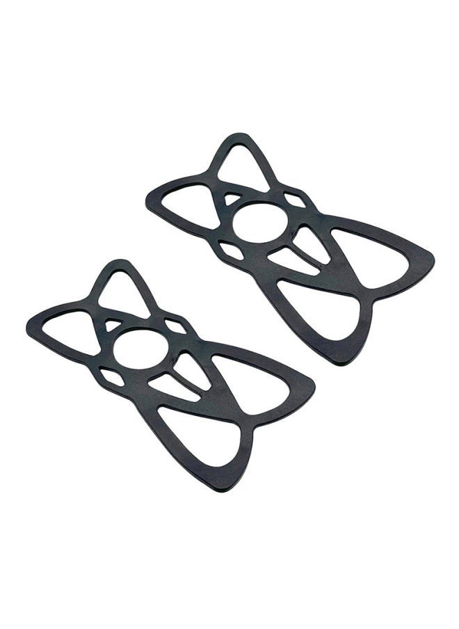 Generic Outdoor Bicycle Silicone Belt Head Mounted Protective Cover Prevents Falling Mobile Phone Holder Crash Protection Accessories-Color:Black Anti-lost Net ] - Image 1