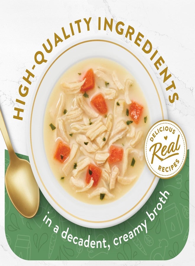 فانسي فيست بورينا فانسي فيست، طعام القطط المحبب لكبار السن، مرق كريمي مع لحم دجاج أبيض - (عبوة من 16 كيسًا) 1.4 أونصة. - Image 2