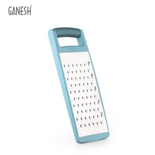 Ganesh Swift Stainless Steel Flat Vegetable Grater for Cheese, Potato, Carrot and Slicer with Non-Slip Base, Dishwasher Safe - Image 4
