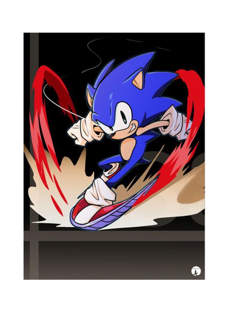 The Video Game Sonic Mouse Pad Multicolour