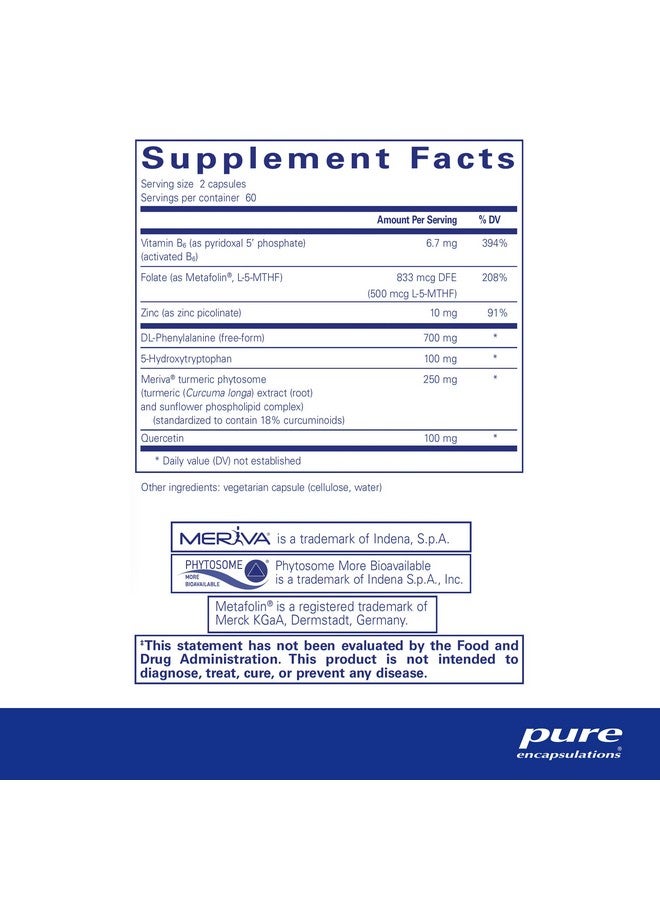 Pure Encapsulations NeuroPure | Hypoallergenic Supplement with Enhanced Support for Calmness and Stress Relief | 120 Capsules - Image 2