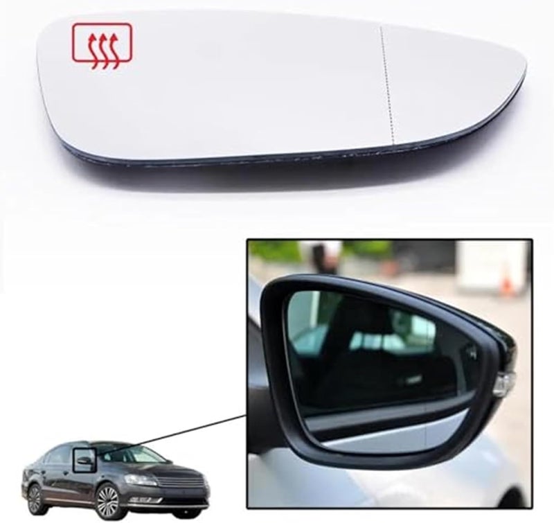 DEMULAX Heated Side Mirror Glass for VW Scirocco and EOS - Image 5