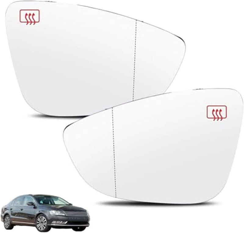 DEMULAX Heated Side Mirror Glass for VW Scirocco and EOS - Image 2