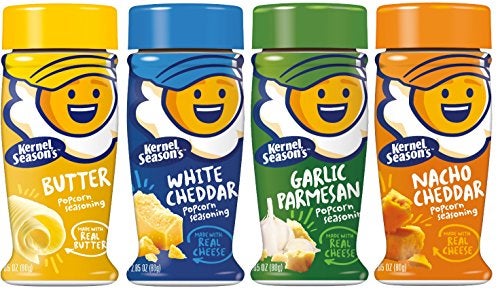 Kernel Season's Kernel Seasons 4 Pack Seasoning Kit ButterGarlic ParmesanWhite CheddarNacho Cheddar - Image 1