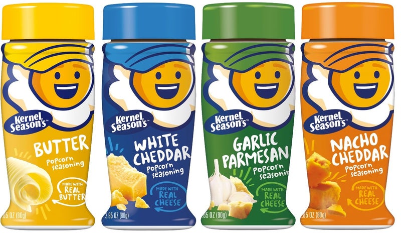 Kernel Season's Kernel Seasons 4 Pack Seasoning Kit ButterGarlic ParmesanWhite CheddarNacho Cheddar - Image 3