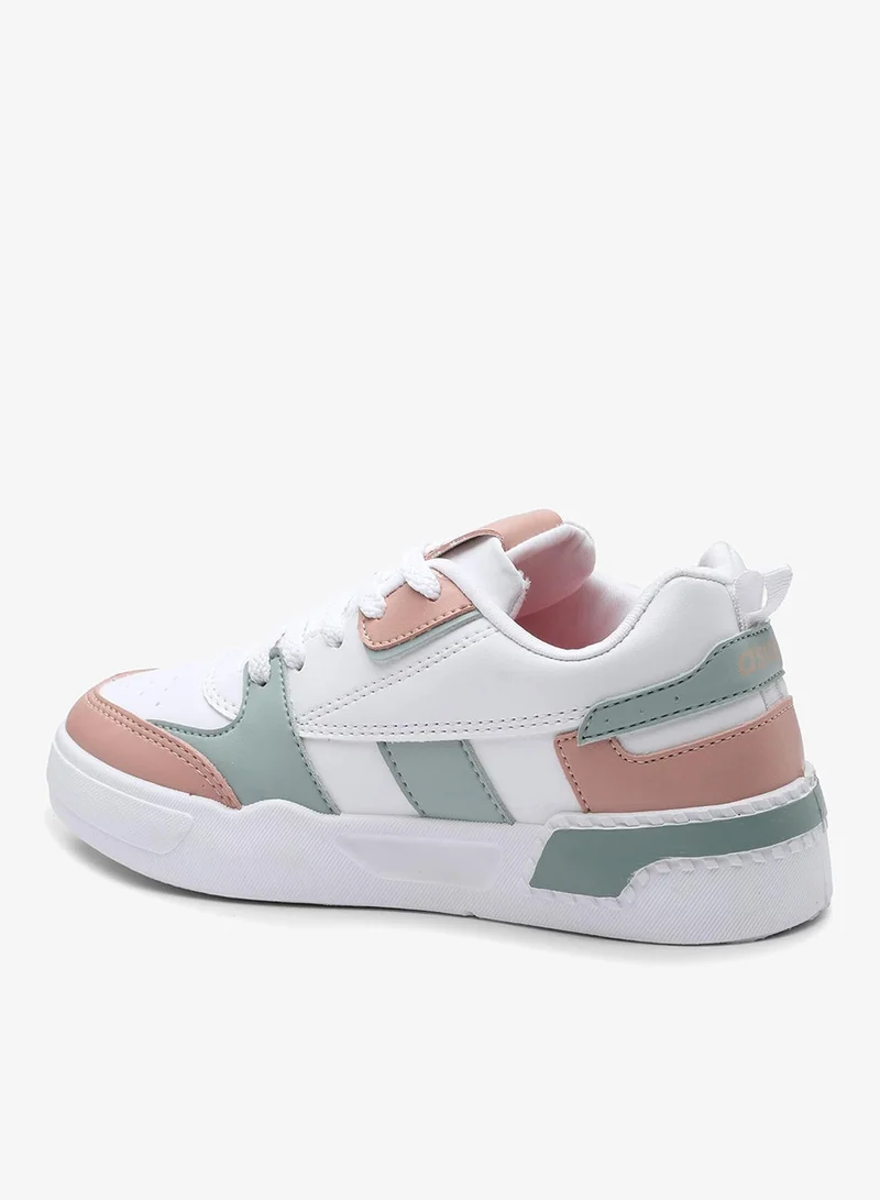 Asian  Casual Sneakers for Women in White Peach for Women | Best Price UAE