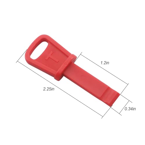 Screw Man Snowblower Ignition Key (5 PCS) 07500108 35062 7532000 Compatible with Ariens Snowblower ST524 ST724 ST824 ST1024 ST1028 ST1128 ST1332 ST1336 Compatible with MTD 314-180-000 314-180-088 - Image 2