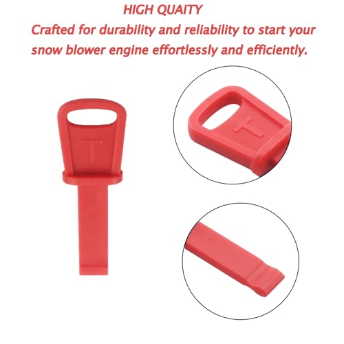 Screw Man Snowblower Ignition Key (5 PCS) 07500108 35062 7532000 Compatible with Ariens Snowblower ST524 ST724 ST824 ST1024 ST1028 ST1128 ST1332 ST1336 Compatible with MTD 314-180-000 314-180-088 - Image 3