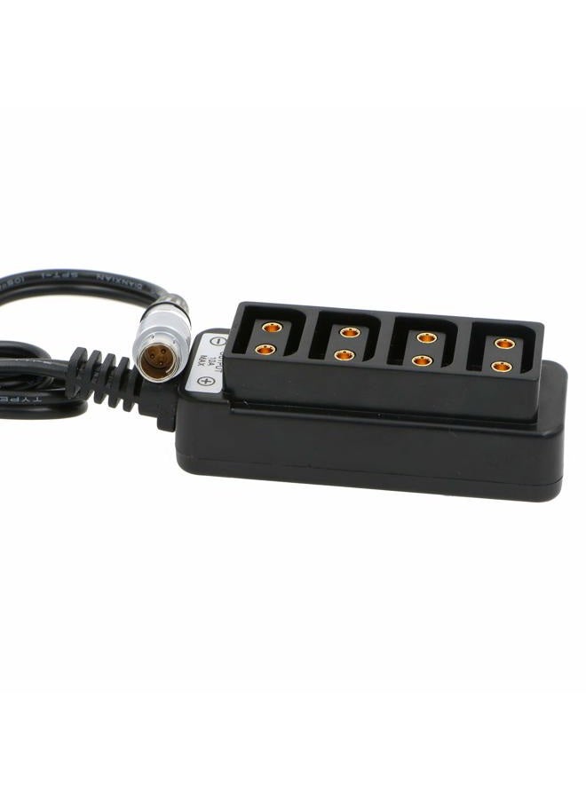 Alvin's Cables 3 pin Fischer RS to 4 Port D-tap Female for ARRI Cameras - Image 2