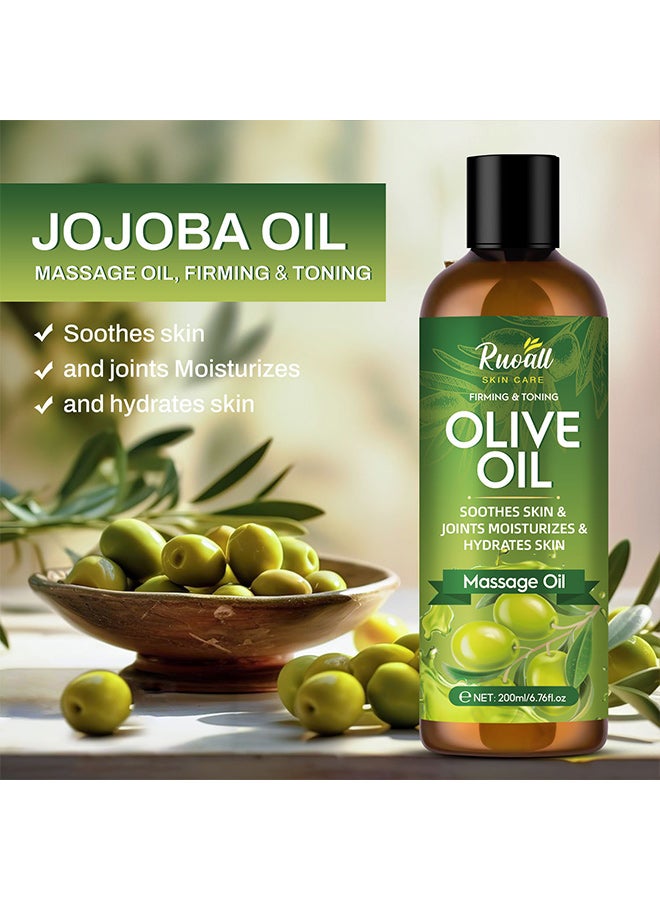OLIVE RUOALL Body Care Olive Oil Body Massage Oil - 200ml - Image 2