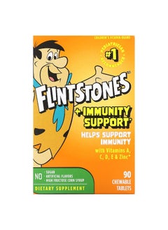 Flintstones Flintstones, Children´s Multivitamin, Plus Immunity Support, 90 Chewable Tablets  - Image 1