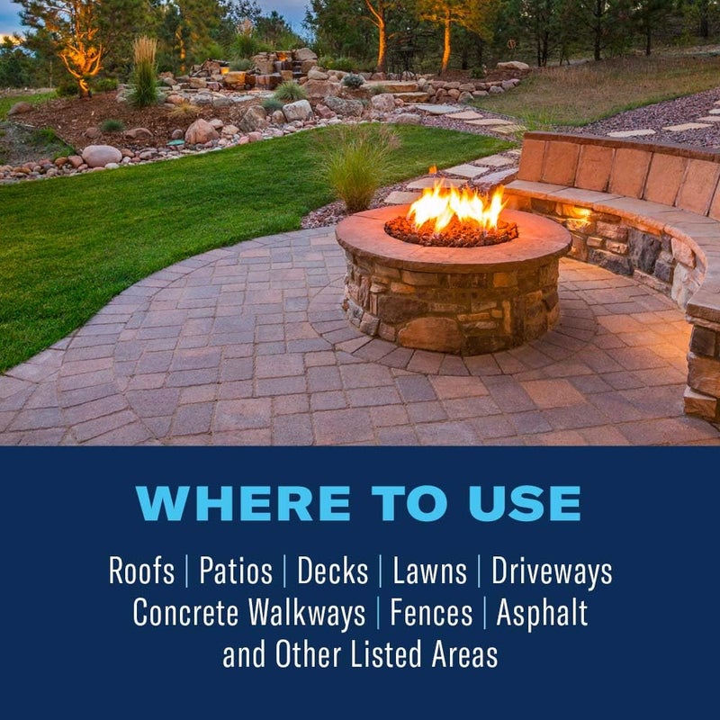 BioAdvanced 2-in-1 Moss and Algae Killer and Cleaner for Lawns, Roofs, Patios, Decks, and More, Ready-to-Spray, 32 oz - Image 3