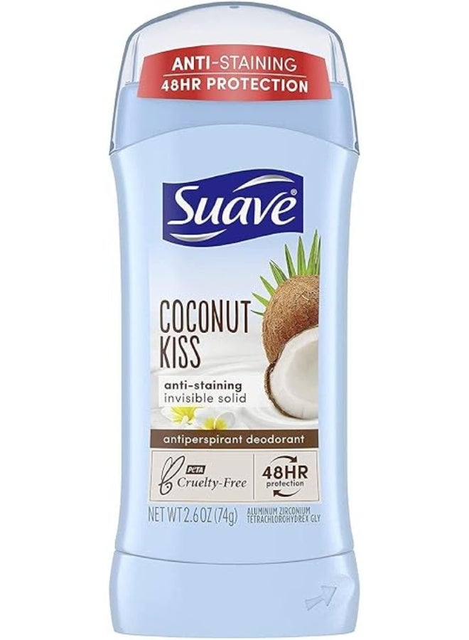 Coconut Kiss Invisible Solid Deodorant 74g