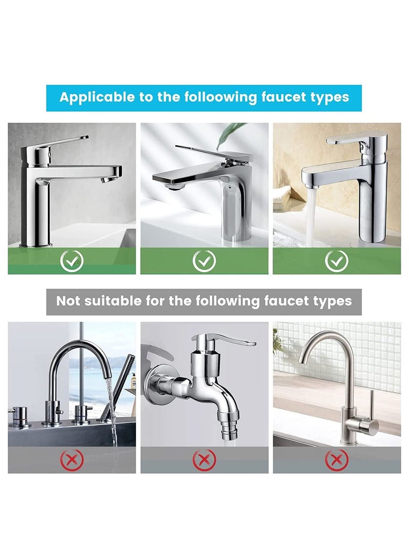 SYOSI Faucet Extender for Kids, 4Pack Sink Extender for Toddlers, Bathroom Wash Tap Washing Helper, Faucet Extender for Children Baby - Image 4