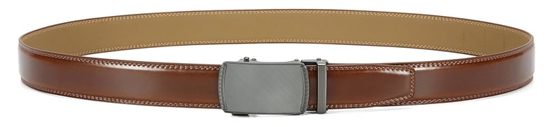 CHAOREN CHAOREN Ratchet Belt for Men - Mens Belt Leather 1 3/8" for Casual Jeans - Micro Adjustable Belt Fit Everywhere  - Image 5
