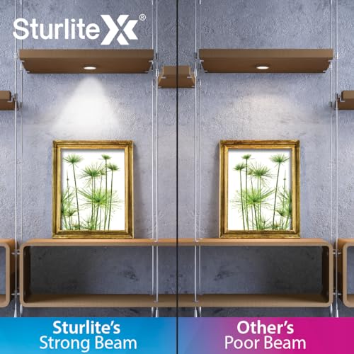 Sturlite Laura 3W LED Spotlight| 3000K Warm White Color Temperature| 36mm-Cutout & Compact Design Ceiling Ligh| CRI Tech With High Voltage Protection Downlight - Pack of 4 - Image 4