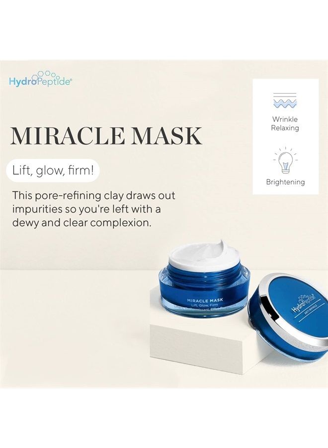 HydroPeptide Miracle Mask, Lift, Glow, Firm Anti-Wrinkle Mask, 0.5 Ounce - Image 2
