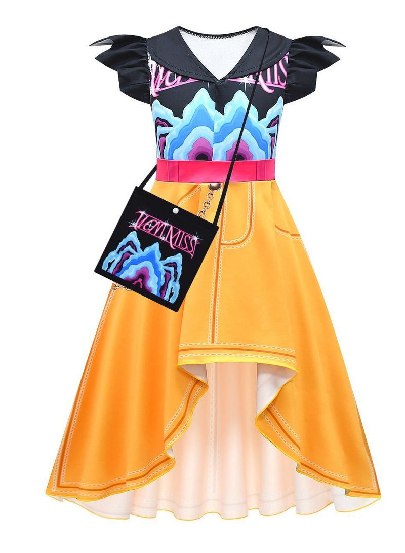 general Kpop Demon Hunters Cosplay Kids Dress Kids Irregular Skirt comes in a variety of sizes for comfort and freedom of movement - Image 2