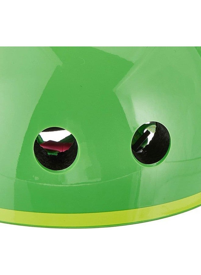 Micro Micro Green with Yellow Trim Kids Helmet (Medium) (53-57cm) | Kids Helmet | Kick Scooter Helmets | Sports Helmet for Kids | Helmet with Adjustable Straps | Riding Kids Helmet | Kids Safety | Helmet for Kids  - Image 2
