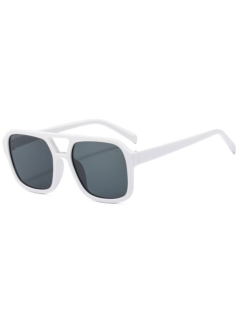 General Retro 70s Square Aviator Sunglasses Women Men Rectangular Sunglasses Flat Frame Fashion Sunglasses  - Image 1