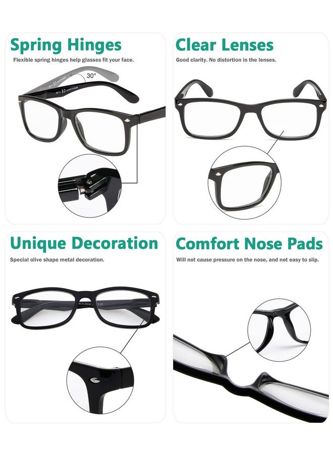 Classic Vintage Style Reading Glasses Black - pzsku/ZB563D17A78495B37CF99Z/45/_/1707979080/d9d7e475-ade9-42e0-8141-6a471b382046