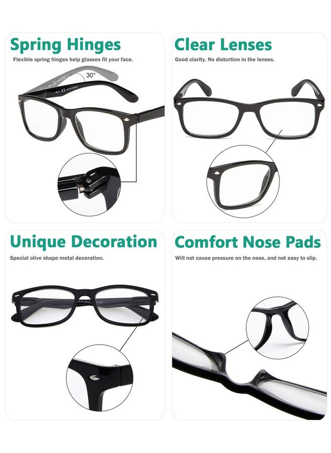 Eyekepper Classic Vintage Style Reading Glasses Black  - Image 5